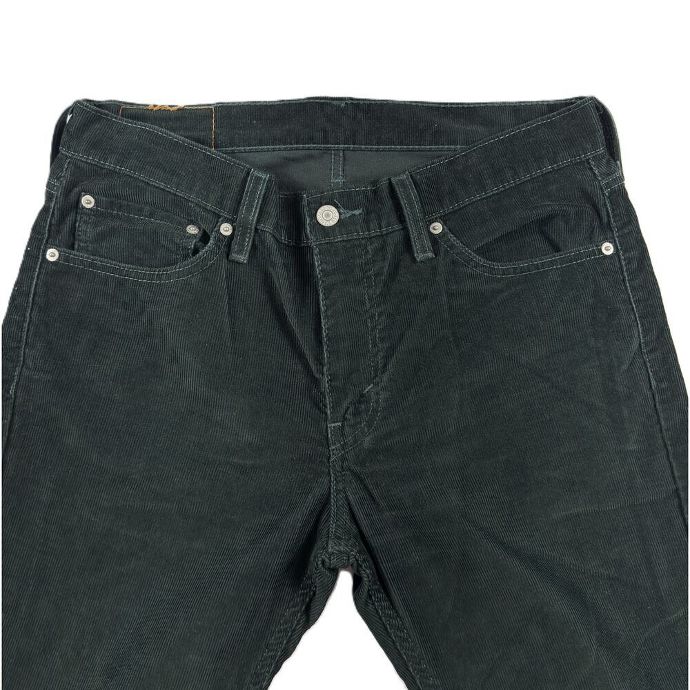 Levi's Premium 511™ Slim Fit Green Corduroy Men's Jeans 33/12 - Picture 5 of 7